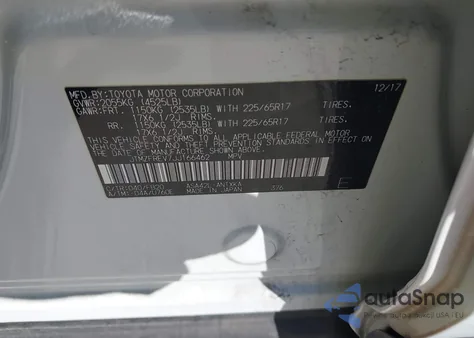 2018 Toyota Rav4 Le from USA, damaged, VIN JTMZFREV7JJ166462